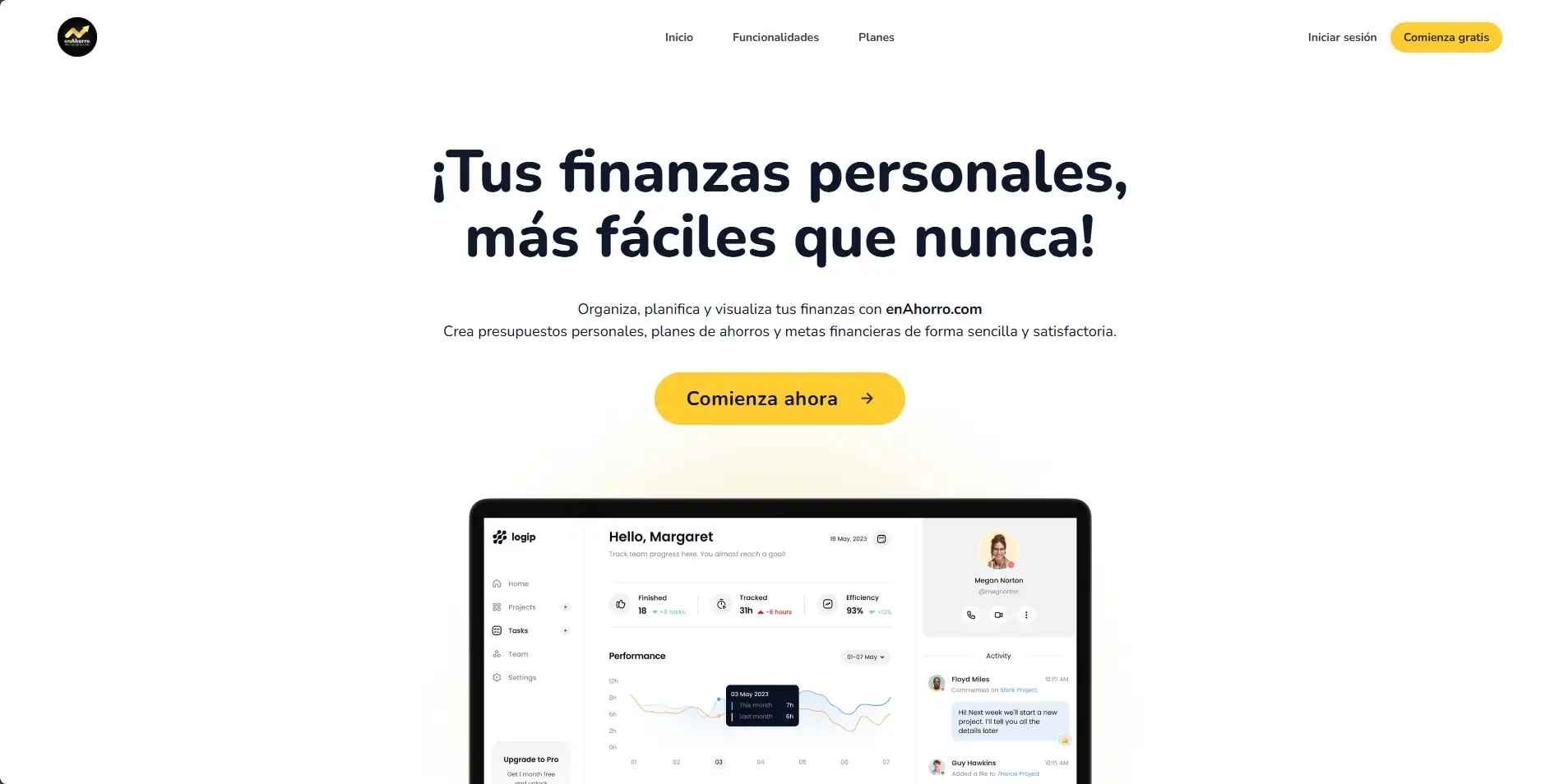 Captura de pantalla de EnAhorro