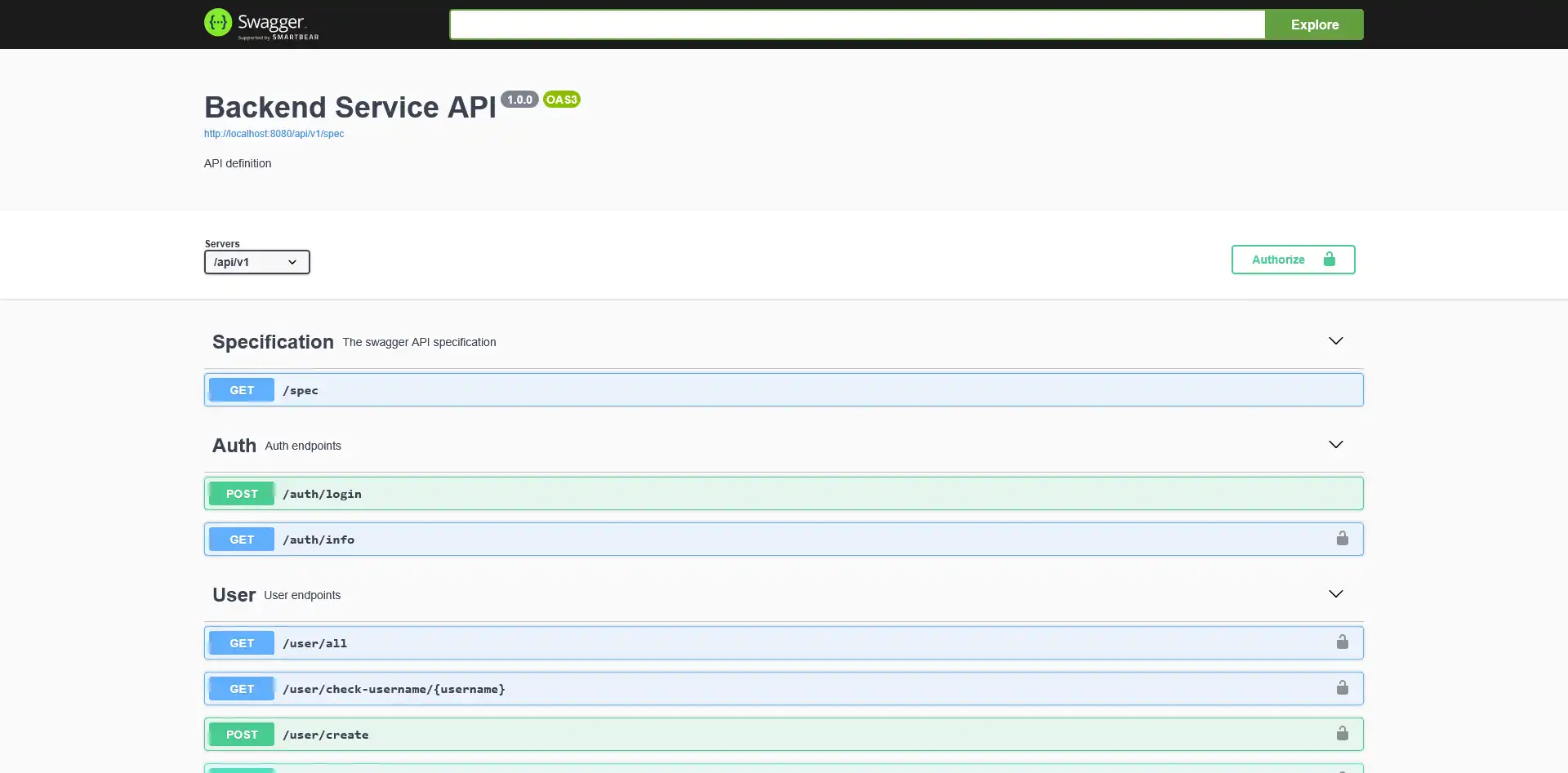 Captura de pantalla del proyecto